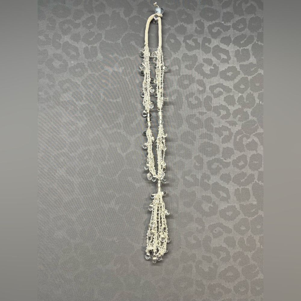 Turkish hand made clear beads necklace. In very good condition. Used once